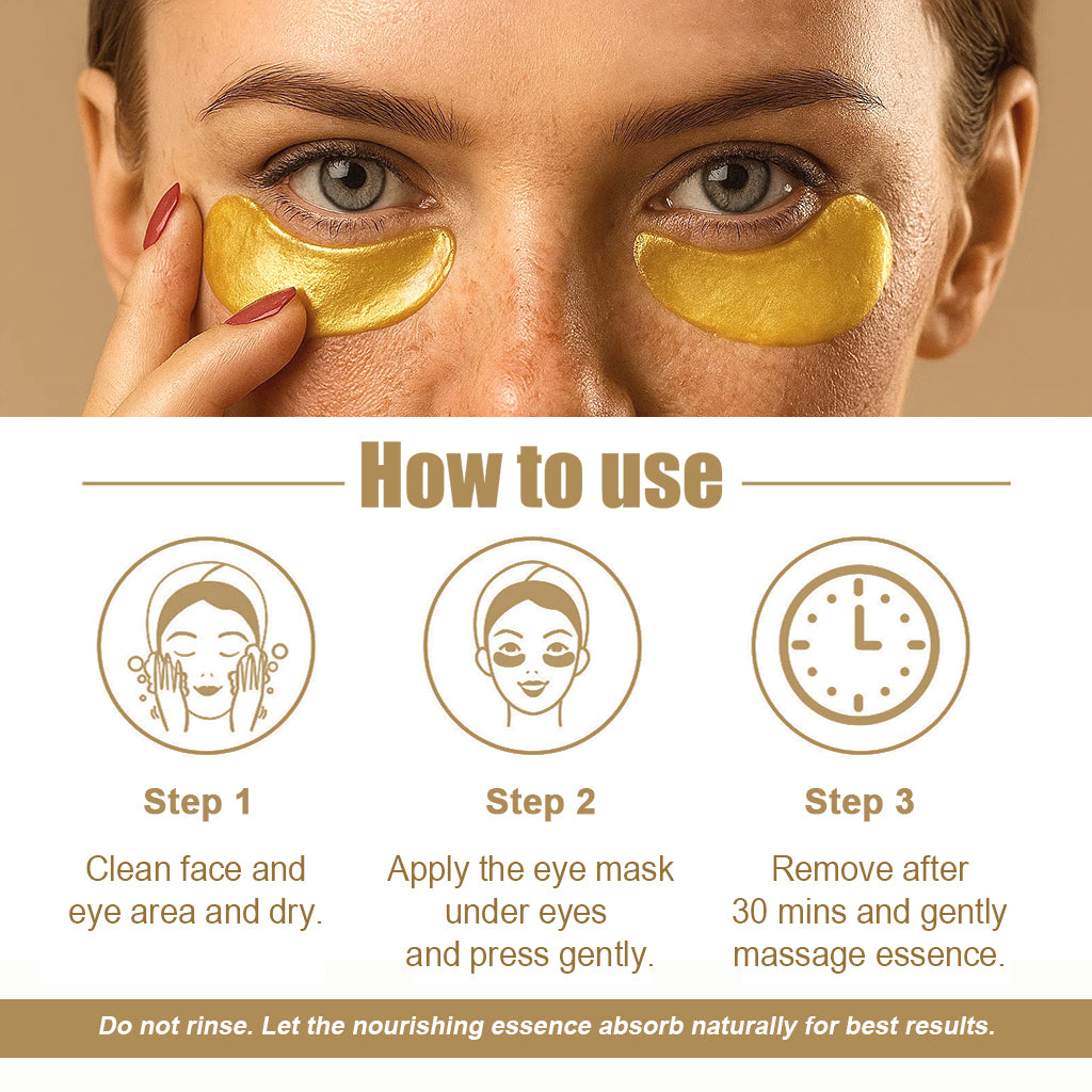 Under-Eye Gold Collagen Patches (12 Pairs)