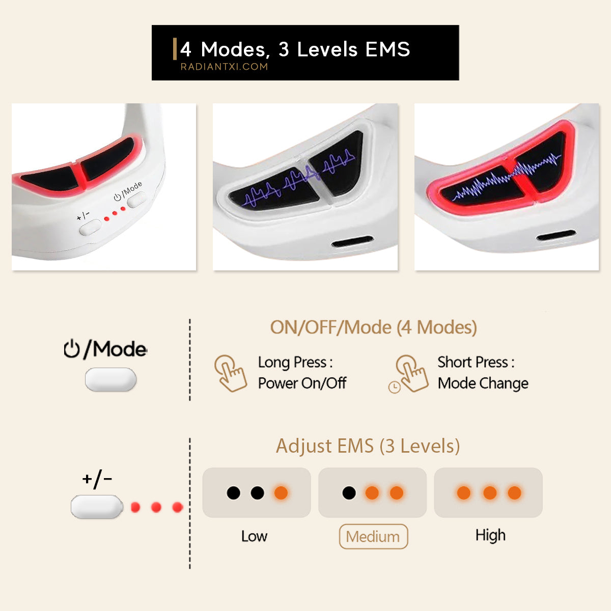 Under-Eye Light Therapy Massager